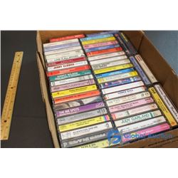 Lot of (50) Cassette Tapes (David Bowie, Celine Dion, Barney Bentall)
