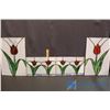 Image 1 : Lot of Stained Glass (2 - 9" x 14". 2 - 12" x 18")