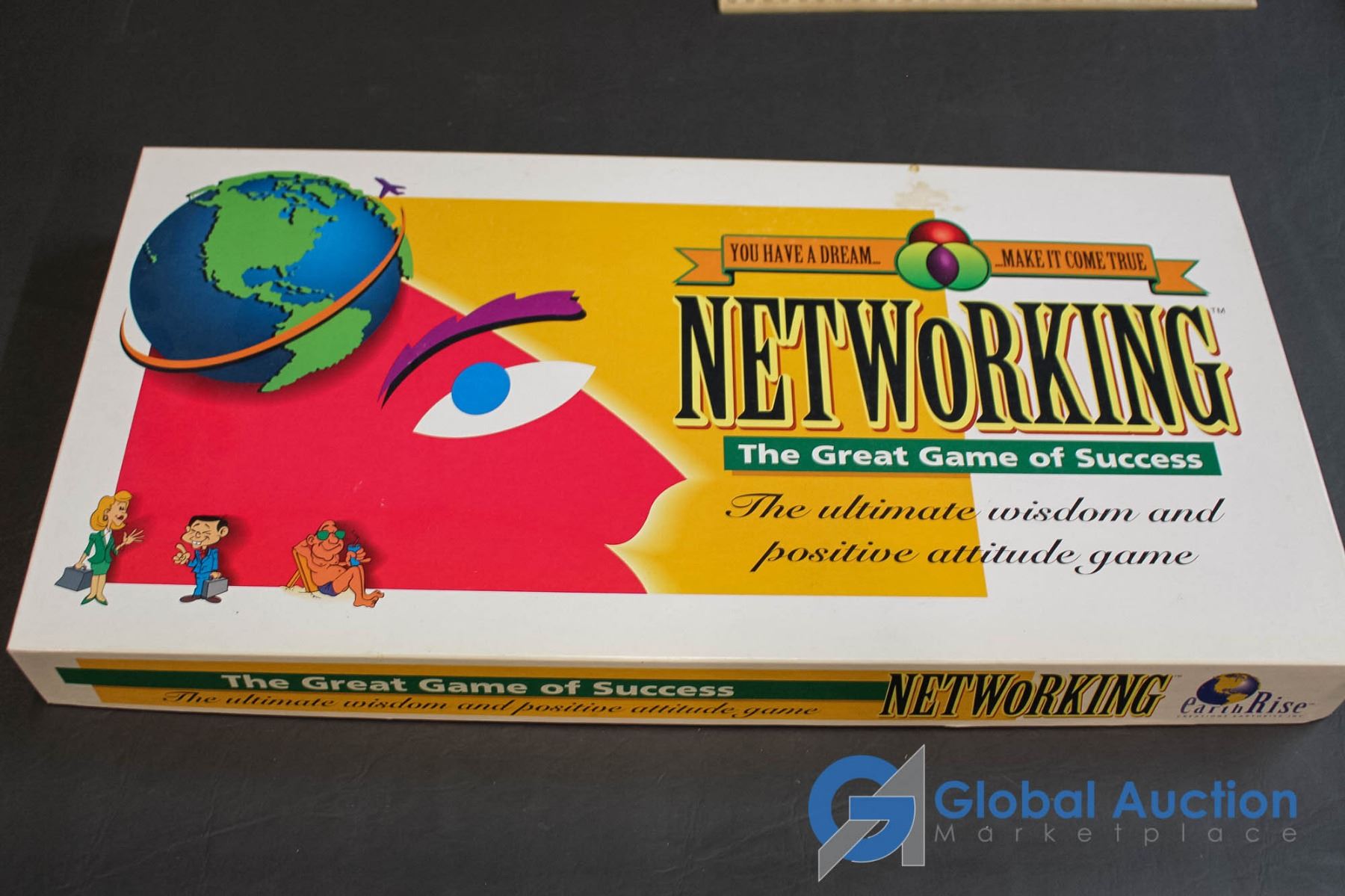 (4) Vintage Board Games (Risky Business, Baffles, Yahtzee, Networking)