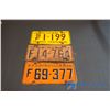 Image 1 : 50, '63, '67 Saskatchewan License Plates