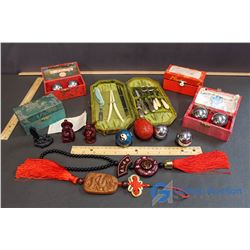 Lot of Chinese Health Balls and Misc