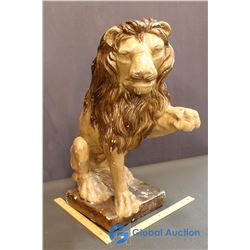Large Lion Floor Ornament