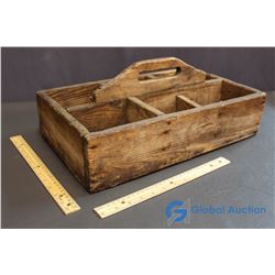Vintage Wooden Tool Box