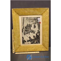 1885 Framed Riel Rebellion
