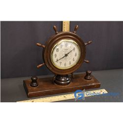 Antique Ingram 8 Day Ships-wheel Clock