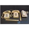 Image 1 : (3) Vintage Push Button Phones
