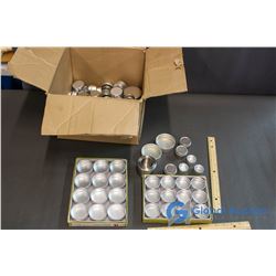 Box of Assorted Little Metal Containers
