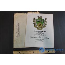 Official Souvenir Programme of the Royal Visit to Saskatoon 1959