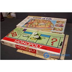 Monopoly & Game of Life Board Games