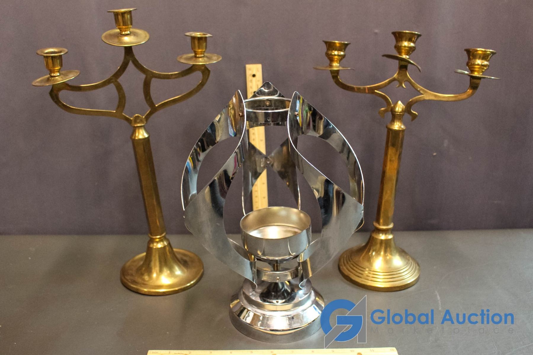 Brass Candlestick Holders