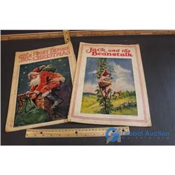 1930's (or earlier) The Night Befor Christmas, Jack and th Beanstalk Books