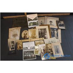 Bundle of Original Antique Photos and View of Campbeltown Scotlans Picture Book