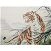 Image 3 : Hutao Modern Chinese Watercolor Tiger Scroll