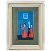 Image 2 : Carlo Canevari Italian 1922-1997 Oil on Board