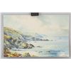 Image 2 : British Watercolor Cove on Paper Signed W.S.C