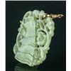 Image 2 : Chinese Celadon Hardstone Carved Pendant