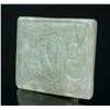 Image 2 : Chinese Green Jade Carved Pendants 2 Assorted
