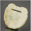 Image 2 : 18th C. Burma Green Jadeite Carved Lock Pendant