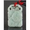 Image 2 : Burma Fine Green Jadeite Carved Monkey Pendant