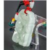 Image 3 : Burma Fine Green Jadeite Carved Monkey Pendant