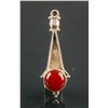 Image 1 : Sterling Silver Red Amber Pendant