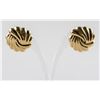 Image 3 : 14k Gold Omega Back Clip Earrings