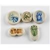 Image 1 : 5 Assorted Siam (Thai) Porcelain Gaming Tokens