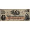 Image 1 : 1862 $100 Confederate States of America Note