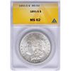 Image 1 : 1891-S $1 Morgan Silver Dollar Coin ANACS MS62