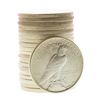 Image 2 : Roll of (20) Brilliant Uncirculated 1922 $1 Peace Silver Dollar Coins