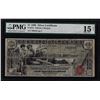 Image 1 : 1896 $1 Educational Silver Certificate Note Fr.224 PMG Choice Fine 15 Net