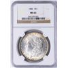 Image 1 : 1882 $1 Morgan Silver Dollar Coin NGC MS63