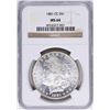 Image 1 : 1881-CC $1 Morgan Silver Dollar Coin NGC MS64