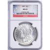 Image 1 : 1897 $1 Morgan Silver Dollar Coin NGC MS63