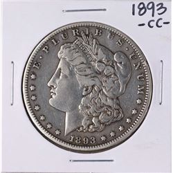 1893-CC $1 Morgan Silver Dollar Coin
