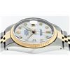 Image 7 : Rolex Mens Two Tone 14K MOP Diamond 36MM Datejust Watch