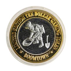 .999 Silver Boomtown Las Vegas, NV $10 Casino Limited Edition Gaming Token
