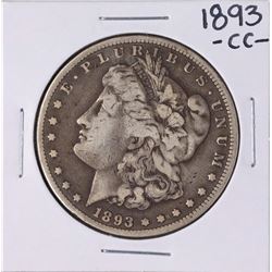 1893-CC $1 Morgan Silver Dollar Coin
