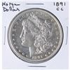Image 1 : 1891-CC $1 Morgan Silver Dollar Coin