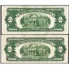 Image 2 : Lot of (2) 1928G $2 Legal Tender Notes