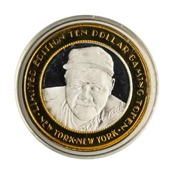.999 Silver New York New York Casino Las Vegas $10 Limited Edition Gaming Token