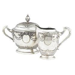 Sugar Bowl with Milk Jug 