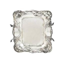 Art Nouveau Style Inkpot Tray 