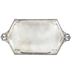 Jugendstil Tray with Handles 