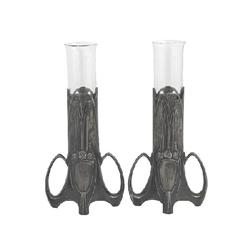A Pair of Art Nouveau Style Vases 