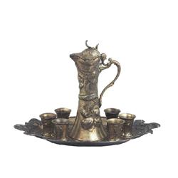 Art Nouveau Style Liqueur Set 