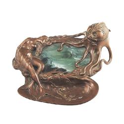 Art Nouveau Style Inkpot 