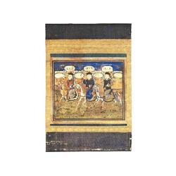 Chinese Scroll Picture – Notability with a retinue of two attendants 