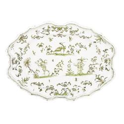 Late Baroque Ornamental Bowl from Moustiers 