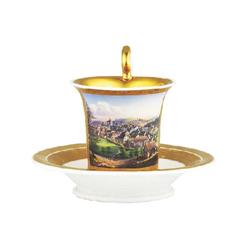 Ornamental Cup with Saucer 